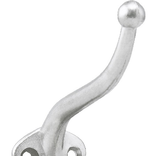 Cabide duplo grande em metal niquelado Cabide duplo grande em metal niquelado