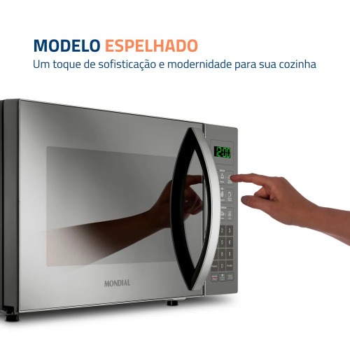 Micro-ondas 21 litros 1200W 10 n�veis de pot�ncia - MO-01-21E  110V