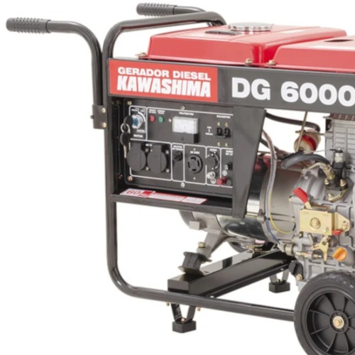Gerador de energia 5,0 Kva a diesel partida eltrica - DG 6000-E