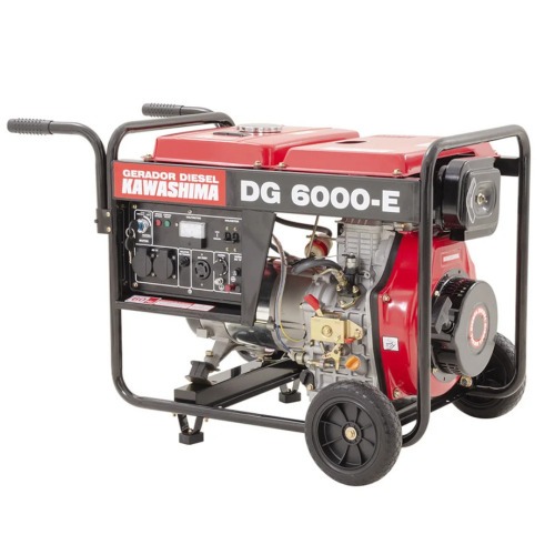 Gerador de energia 5,0 Kva a diesel partida eltrica - DG 6000-E