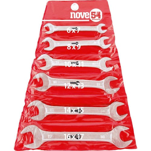 Jogo de chaves fixas 6 mm a 17 mm ao carbono - Nove54