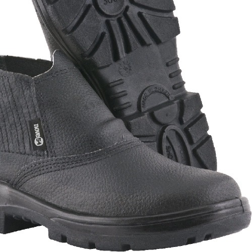 Botina monodensidade em couro sint�tico com el�stico - BEN 380