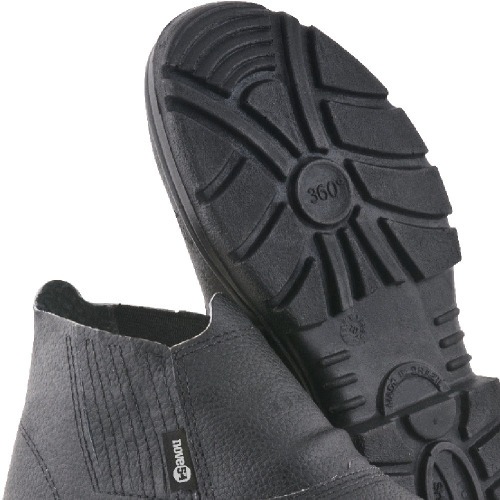 Botina monodensidade em couro sint�tico com el�stico - BEN 430