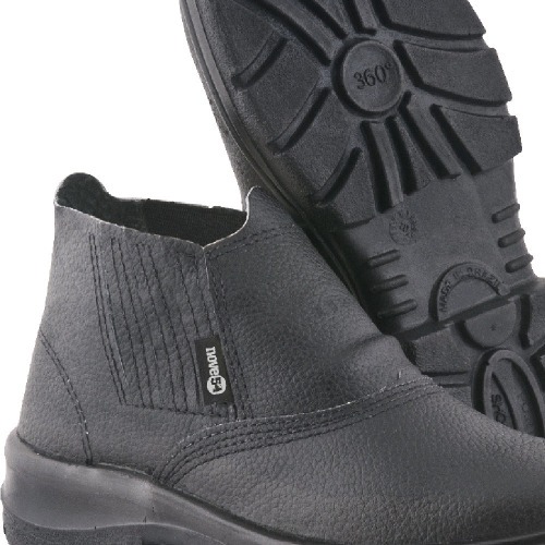 Botina monodensidade em couro sint�tico com el�stico - BEN 430