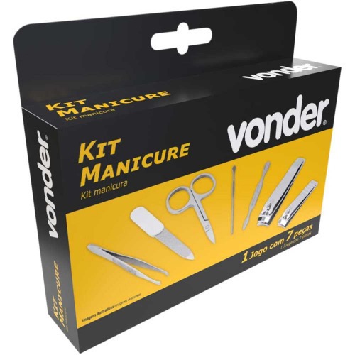 Kit manicure com 7 pe�as