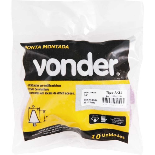 Ponta montada haste 1/4 Ponta montada haste 1/4