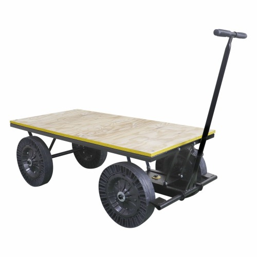 Carro plataforma tampo em madeira capacidade 300 kg - MP-300