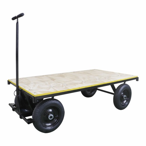 Carro plataforma com tampo em madeira capacidade de 600 kg - MP-600