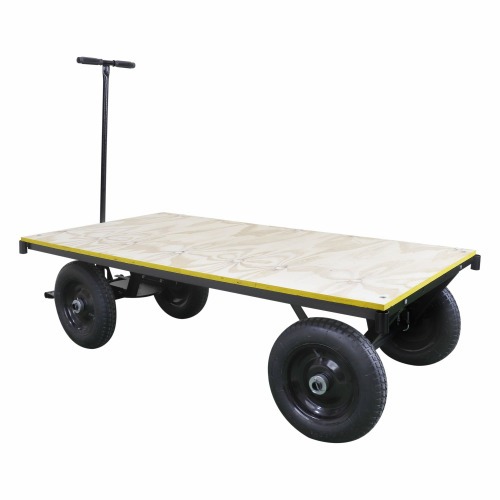 Carro plataforma com tampo em madeira capacidade de 600 kg - MP-600