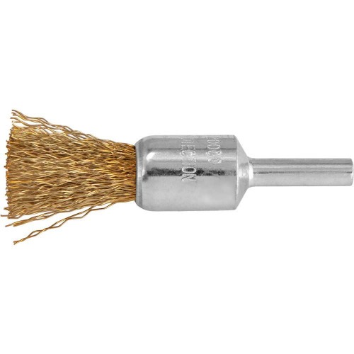 Escova de a�o latonado tipo pincel 16 mm