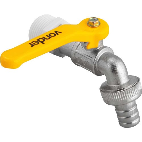 Torneira de esfera para jardim em alum�nio 1/2