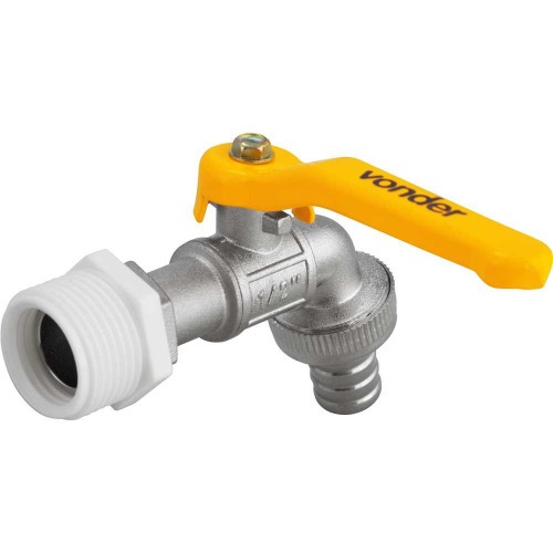 Torneira de esfera para jardim em alum�nio 1/2