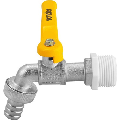 Torneira de esfera para jardim em alum�nio 1/2