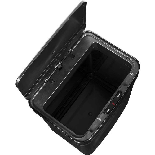 Lixeira retangular 50 litros com sensor de abertura