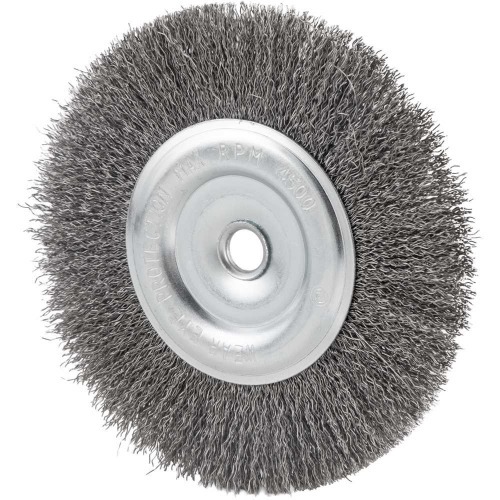 Escova circular de ao 6 x 1/2 x 1/2