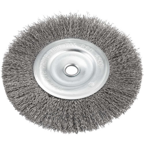 Escova circular de ao 6 x 1/2 x 1/2