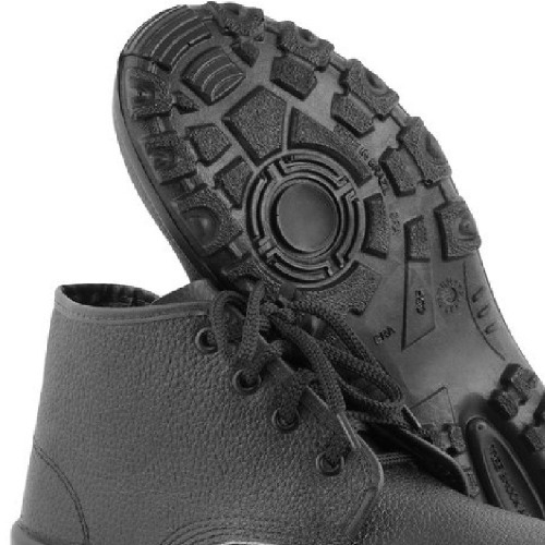 Botina monodensidade couro com cadaro biqueira de ao - BCN 0036