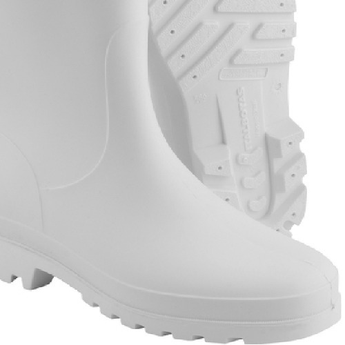 Bota em pvc cano médio branca Bota em pvc cano médio branca