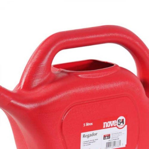 Regador plástico vermelho capacidade 5 litros Regador plástico vermelho capacidade 5 litros