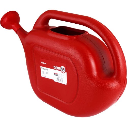 Regador plástico vermelho capacidade 10 litros Regador plástico vermelho capacidade 10 litros