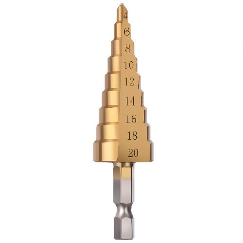 Jogo de brocas escalonadas 4 a 32 mm 3 peças- BOM-5021 Jogo de brocas escalonadas 4 a 32 mm 3 peças- BOM-5021