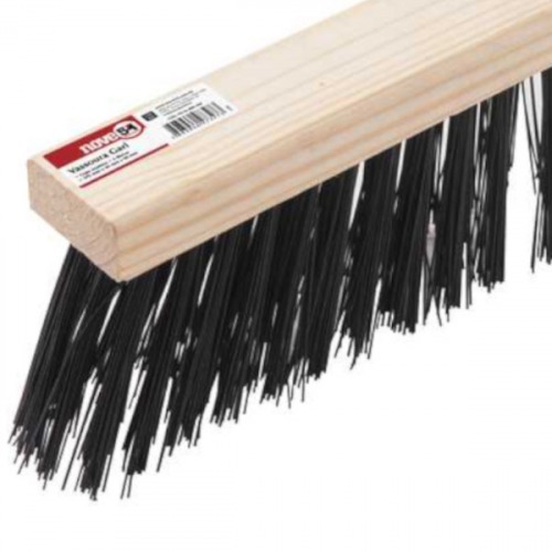 Vassoura tipo gari cepa plstica 4 fileiras 37,5 cm