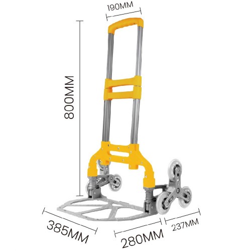 Carro armaz�m para cargas dobr�vel com 6 rodas at� 75 kg - BOM-2862