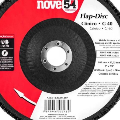 Disco de lixa flap disc flap-disc cônico 7 Disco de lixa flap disc flap-disc cônico 7