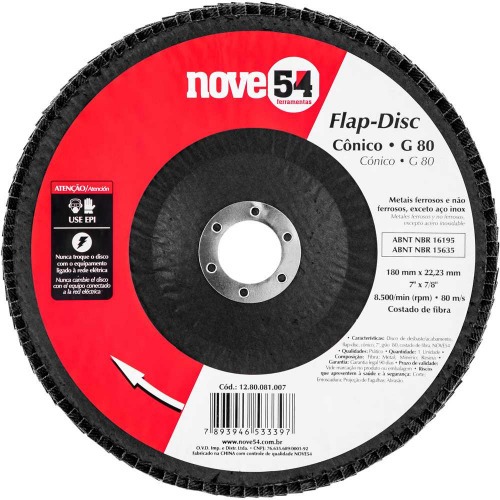 Disco de lixa flap disc flap-disc cnico 7