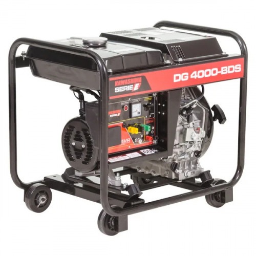 Gerador de energia 3,3 Kva a diesel partida manual - DG 4000-BDS