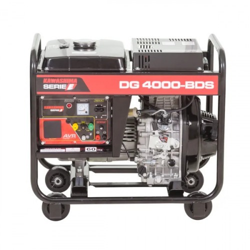 Gerador de energia 3,3 Kva a diesel partida manual - DG 4000-BDS
