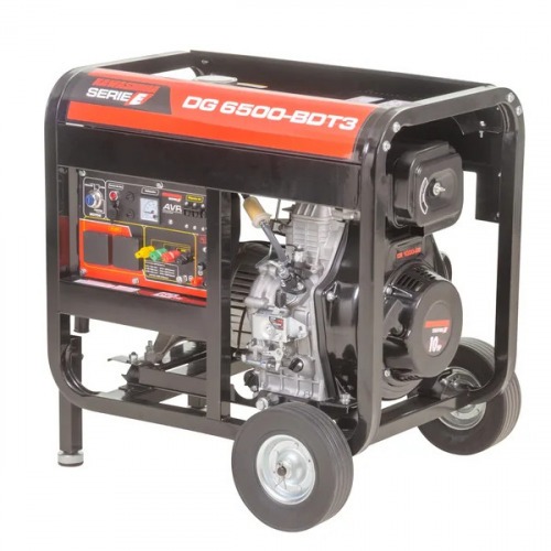 Gerador de energia 6,5 Kva a diesel partida eltrica - DG 6500-BDT3