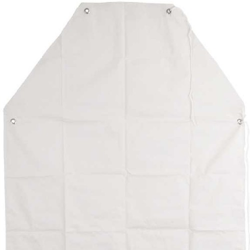 Avental em PVC com forro 70 x 120 cm branco