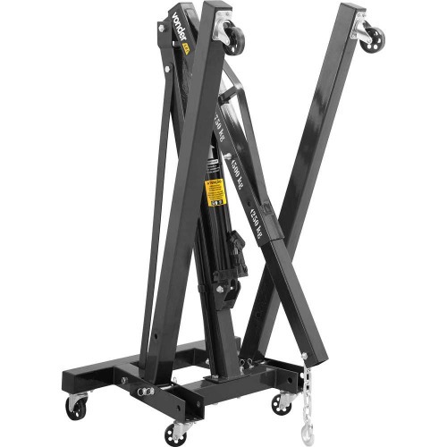 Guincho hidrulico 1 Ton rodas de ferro com prolongador