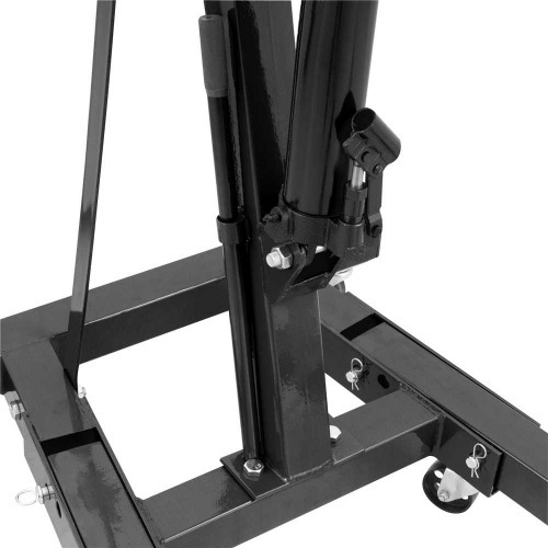 Guincho hidrulico 1 Ton rodas de ferro com prolongador