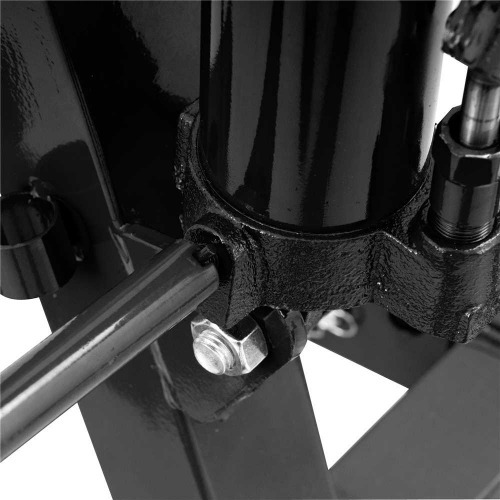 Guincho hidrulico 1 Ton rodas de ferro com prolongador