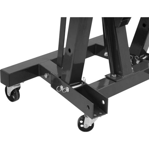 Guincho hidrulico 1 Ton rodas de ferro com prolongador