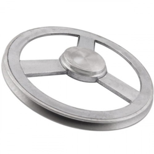 Polia de alumnio 1 canal A sem furo - 110 mm 