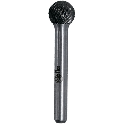 Lima rotativa endurecida esférica 12 x 10 mm haste 6 mm - 23.216 Lima rotativa endurecida esférica 12 x 10 mm haste 6 mm - 23.216