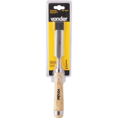 Form�o goivado 22 mm com cabo de madeira