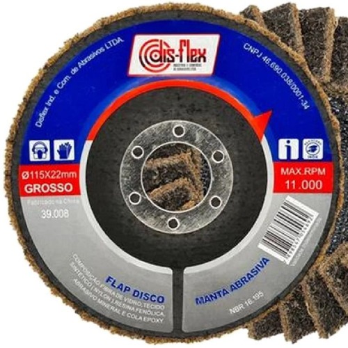 Disco flap abrasivo 4.1/2