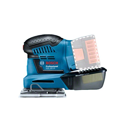 Lixadeira orbital a bateria 18V 113 x 101 mm Sem Bateria - GSS 18V-10