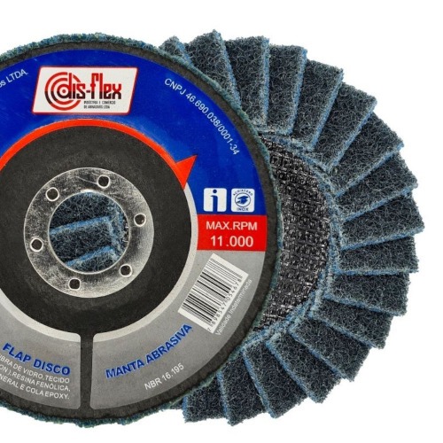 Disco de lixa flap disc manta abrasiva 4.1/2 Disco de lixa flap disc manta abrasiva 4.1/2