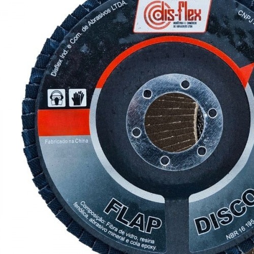 Disco de lixa flap-disc cnico 7
