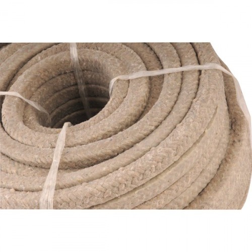 Gaxeta de algod�o quadrada ensebada 3/16