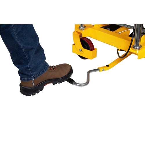 Mesa hidráulica pantográfica capacidade 1500kg com roda de PU MPP 1500 Mesa hidráulica pantográfica capacidade 1500kg com roda de PU MPP 1500