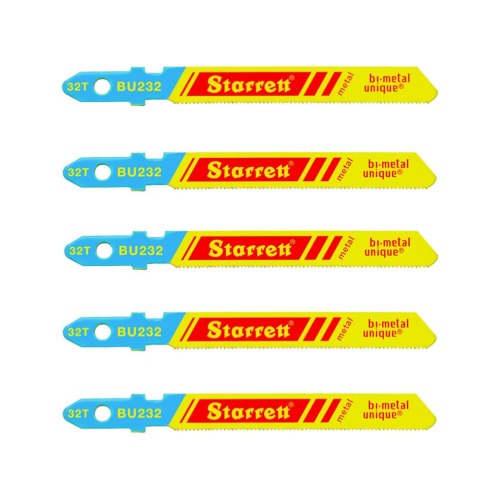 L�mina serra tico tico 51 mm bimetal para metal 5 pe�as BU232