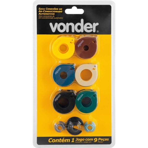 Conjuto saca conexões de ar-condicionado 9 peças Conjuto saca conexões de ar-condicionado 9 peças