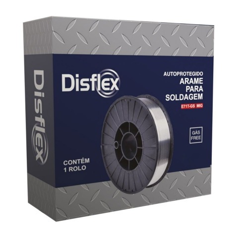 Arame para solda mig 1,0 mm rolo 5 kg uso sem g�s - E71T-GS