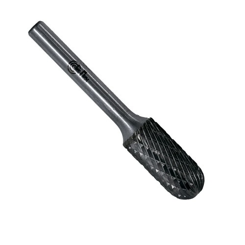 Lima rotativa cilíndrica redonda corte S 12 x 25 mm haste 6 mm - 23.283 Lima rotativa cilíndrica redonda corte S 12 x 25 mm haste 6 mm - 23.283